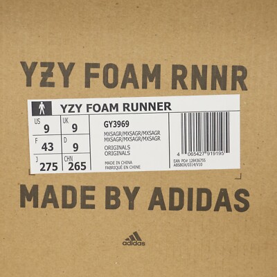 adidas gazelle silver green womens Adidas Yeezy Foam RNNR MX Sand Grey