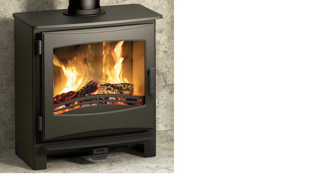 Broseley Evolution Ignite 5 Widescreen DEFRA Wood Burning / Multifuel  Ecodesign | eBay