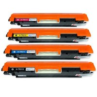 4 Laser Toner Cartridges (Set) for HP Colour LaserJet CP1025 & CP1025nw