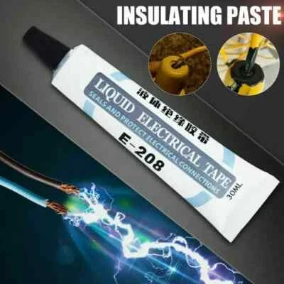 SHOPELEGANCE Liquid Insulation Electrical Tape 30ml Tube Paste Waterproof Anti-UV Fast Dry