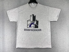 Knights Defend The Kingdom Shirt Mens Extra Large Gray Short Sleeve Crew Neck