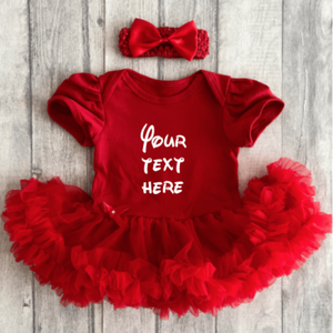 red dress for newborn baby girl