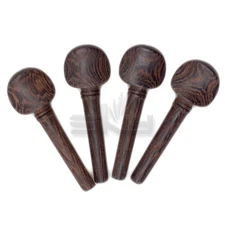 Rosewood Violin Pegs 4/4 Size Fiddle Violin Parts New High Quality (#6) 4 Pcs