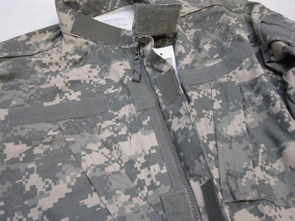 NEW W TAGS ARMY ACU DIGITAL COMBAT UNIFORM SHIRT 50/50 MATERIAL UCP JACKET TOP - Image 4 of 4