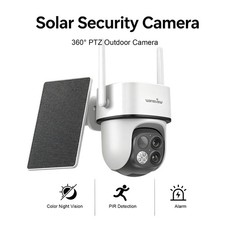 Wansview B7 2K Wireless IP Camera WIFI Outdoor 360 PTZ Smart Home Security Cam
