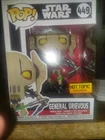 FUNKO POP STAR WARS GENERAL GRIEVOUS 449 HOT TOPIC