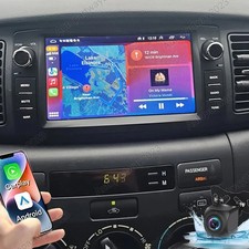 F&uuml;r Toyota Corolla E10 E11 E12 1990-2007 Autoradio Carplay Android 15 GPS 4+64G