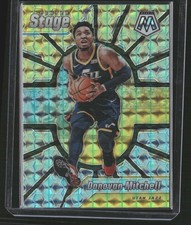 2019-20 Panini Mosaic #19 Donovan Mitchell Center Stage