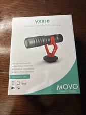 Movo VXR10 Universal Cardioid Condenser Video Microphone with Shock Mount