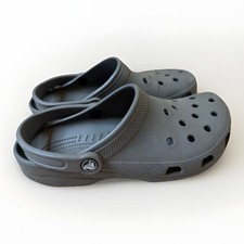 Crocs Unisex Adult Classic Clog Sandal Shoe Slate Grey Size Mens 7 Womens 9 GUC