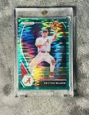 Peyton Wilson 2021 Prizm Draft Picks Green Pulsar Prizm Prospect Parallel