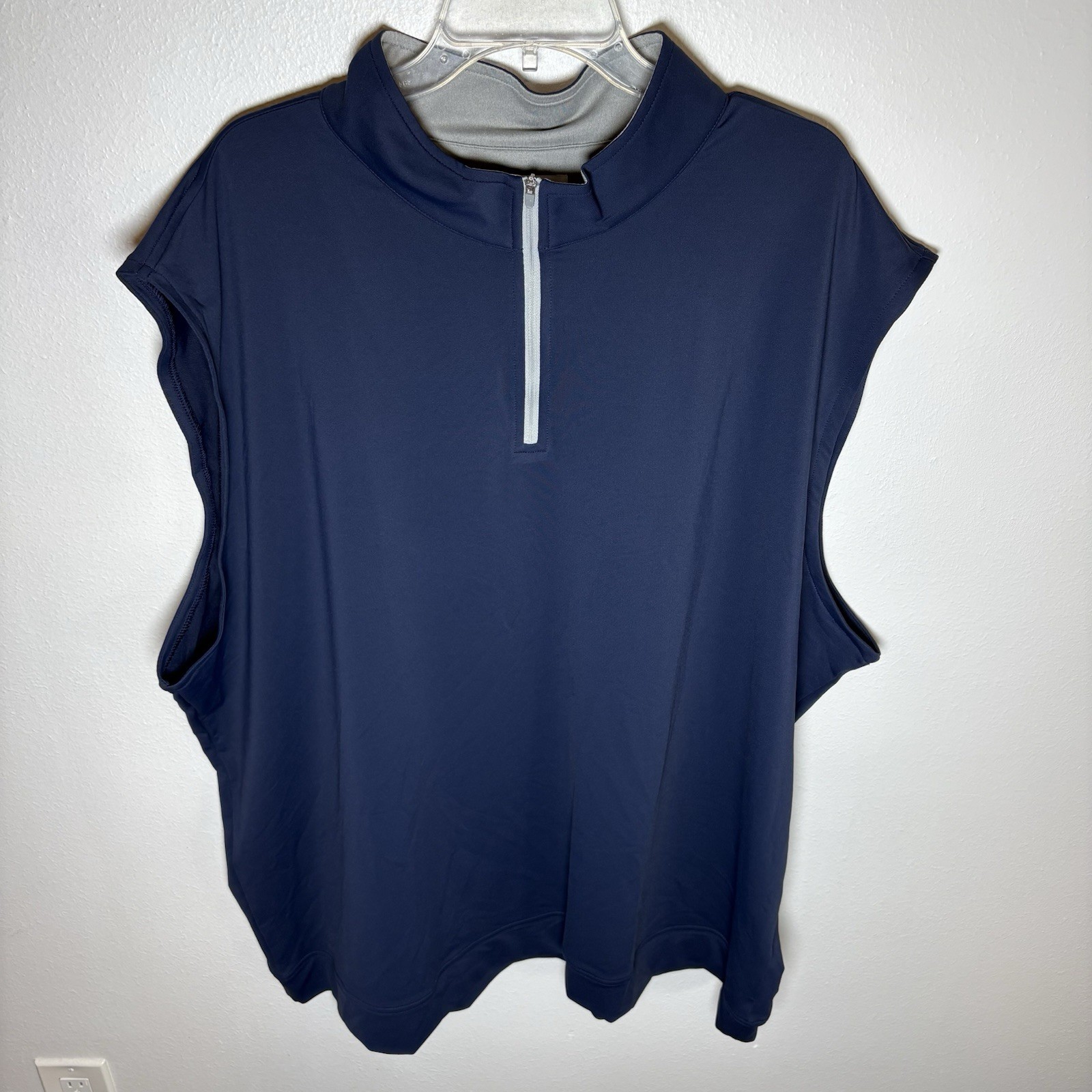 Peter Millar Vest Mens 4XL Navy Galway Performance Quarter Z