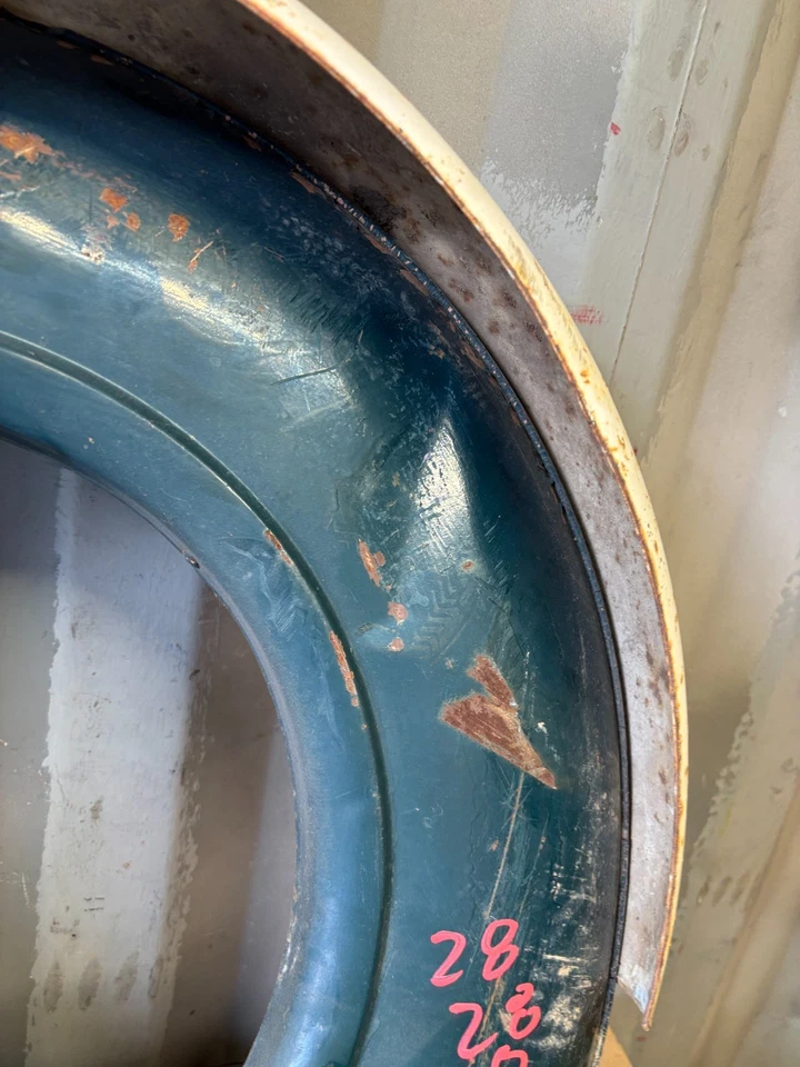 55 Nash Statesman Ambassador 1953 1954 1955 2 puertas cubierta de neumático de repuesto continental Foto 2 de 4