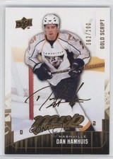2009-10 Upper Deck MVP Gold Script 62/100 Dan Hamhuis #137 1o3