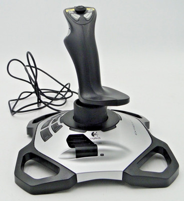Logitech Extreme X3D Pro PC USB Joystick Flight Simulation WORKS
