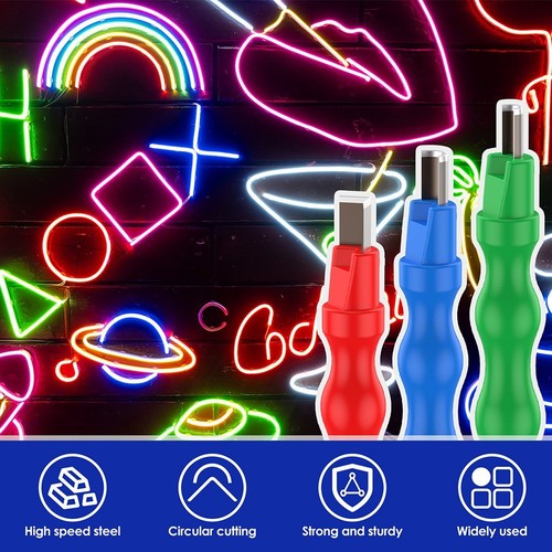 Tragbarer Neonschneider, Neon-Schneidewerkzeug, Spezielles Rechtwinkliges M8147 - Afbeelding 4 van 10
