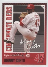 2008 Kahn's Cincinnati Reds Johnny Cueto Rookie RC 0rs0