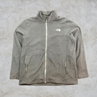 The North Face Fleecejacke Herren XL TG Grau Reißverschluss Wandern