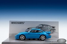 1/43 MINICHAMPS 1998 Porsche 911 (993) Turbo S 3.6 Blue 🤝ALSO OPEN FOR TRADE🤝