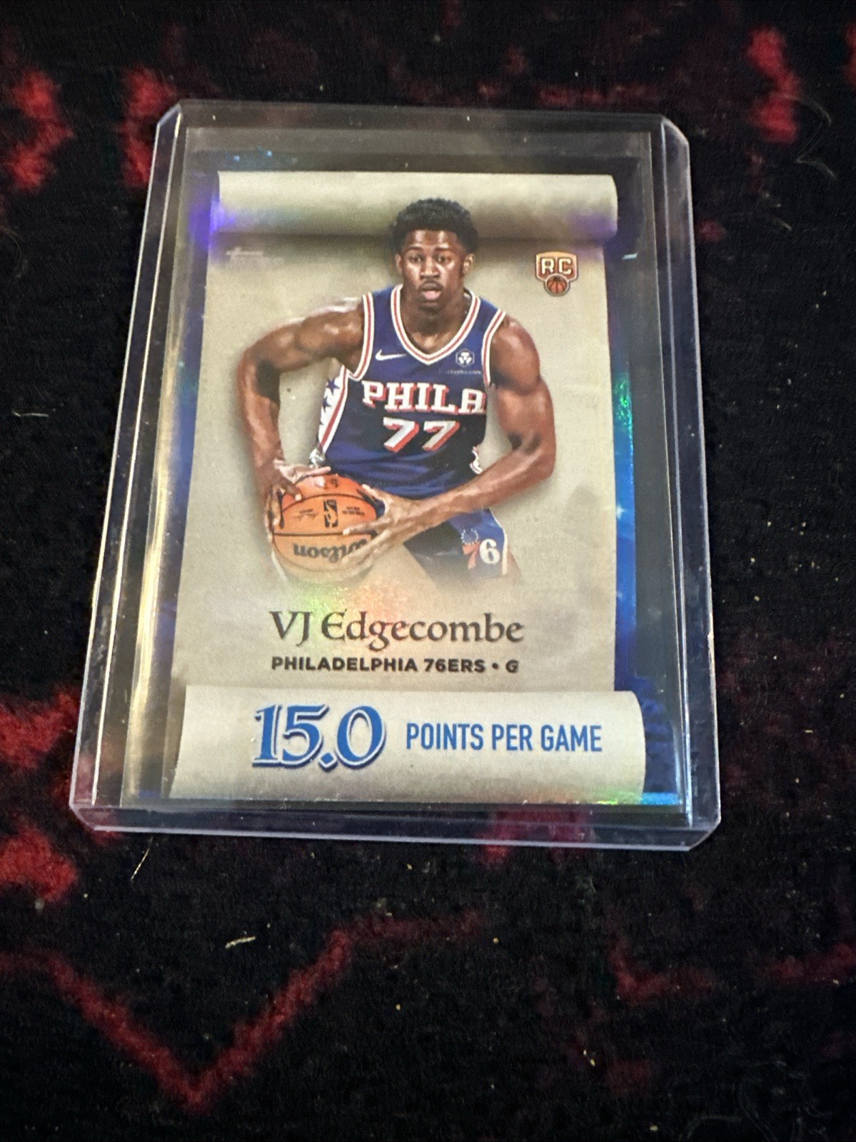 2025-26 Topps Holiday - Making the Nice List VJ Edgecombe #ML-3 (RC)