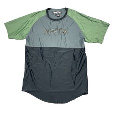 Northwest Tech NWT3K Cycling Shirt MTB Jersey Black Green Made in USA Men's M