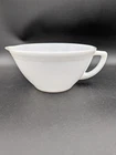 Vintage Federal White Milk Glass Batter Bowl w/ Pour Spout and Handle