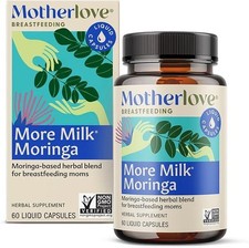 Motherlove Moringa Lactation Supplement to Support Breast Milk Supply 60 Caps