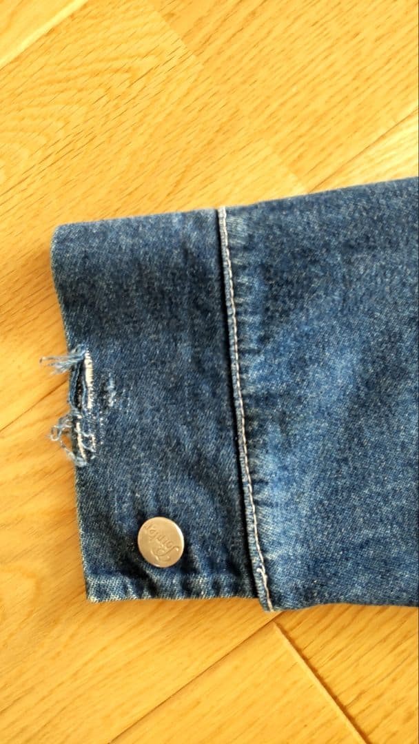 POINTER BRAND Denim Coverall Jacket Blue Size S R… - image 7