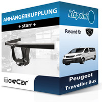 Towcar AnhäNgekupplung Starr Passend für Peugeot Traveller Bus 04.2016-Jetzt Neu