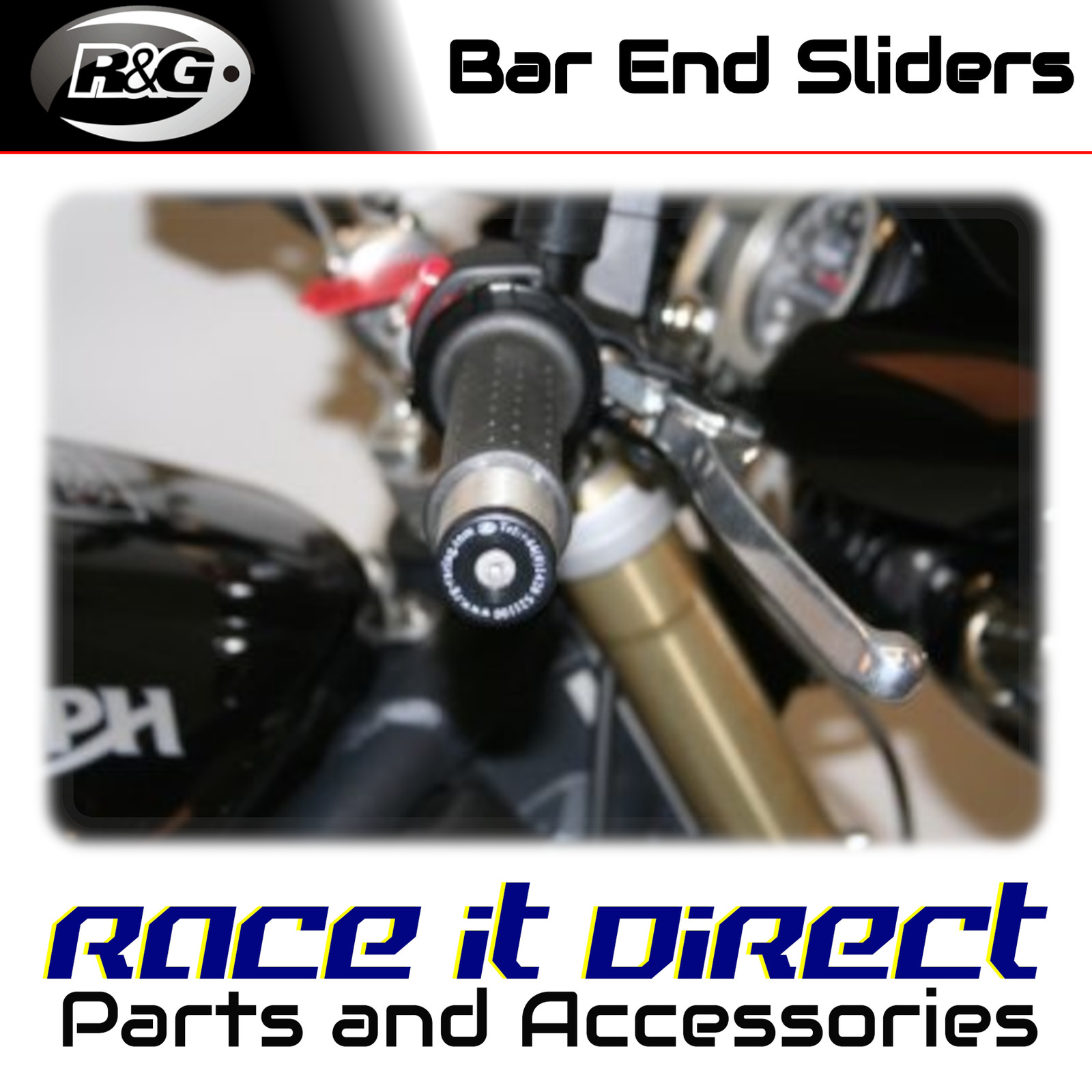 Bar End Sliders for Triumph Daytona 600 All Years R&G