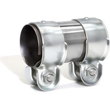 Auspuffrohrschelle Edelstahl 50mm Doppelschelle Rohrverbinder Passend