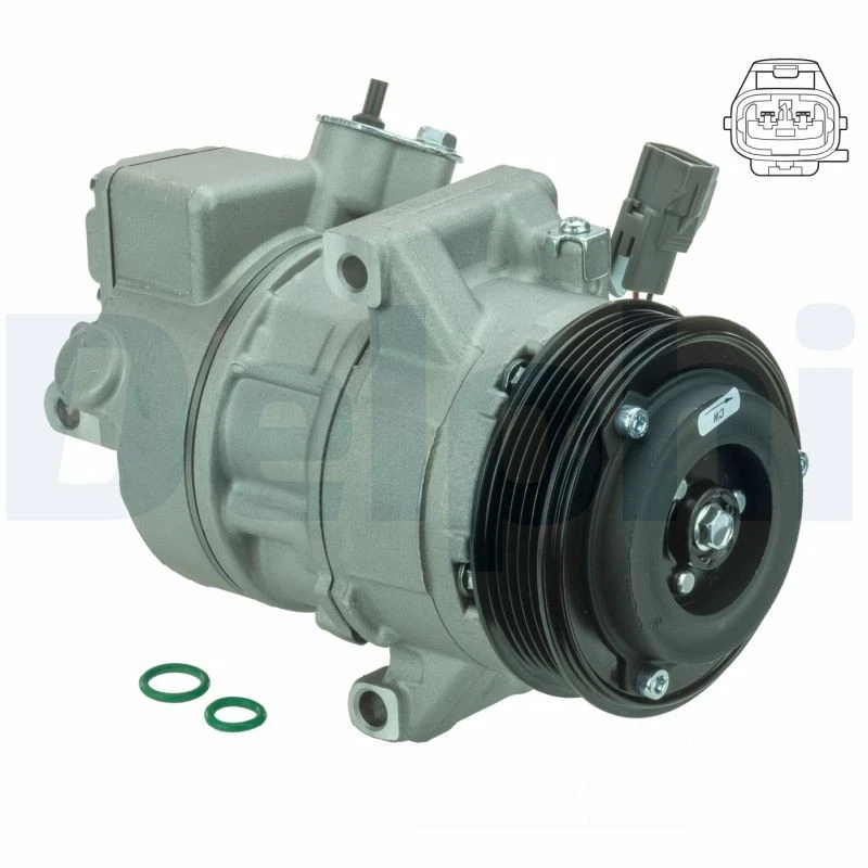 COMPRESSOR AIR CONDITIONING CS20331 FOR MITSUBISHI MIRAGE/VI COLT/PLUS/CZC 1.1L - Image 3 of 4