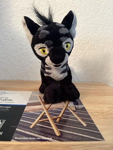 Neopets Black Gray Shadow KOUGRA 10" Plush Stuffed Animal 2003