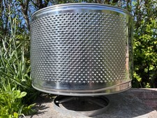 Fire Pit * Washing Machine Drum * Stainless Steel * With Own Stand * Sent In Box