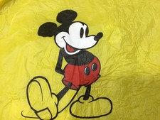 MICKEY MOUSE/WALT DISNEY YELLOW RAIN PONCHO see pic for small stains