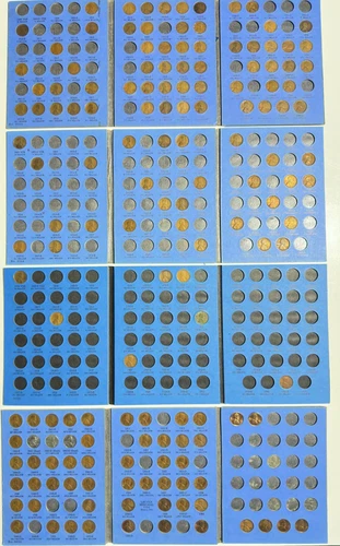 Lincoln Head cent lot- 126 total coins, 88 different, '09-'66 incl. 2 1909 VDBs!