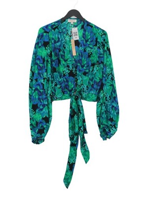 Dancing Leopard Damen Top L Multi 100% Polyester Cropped Neu Mit Etikett
