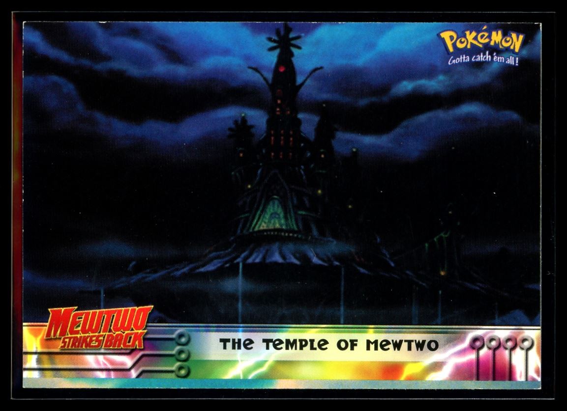 1999 Topps Mewtwo Strikes Back The Temple of Mewtwo #18 Non Foil Pokemon Card