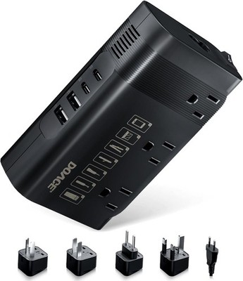 350W Voltage Converter, AI 220V to 110V Converter and 50Hz to 60Hz Transforme...