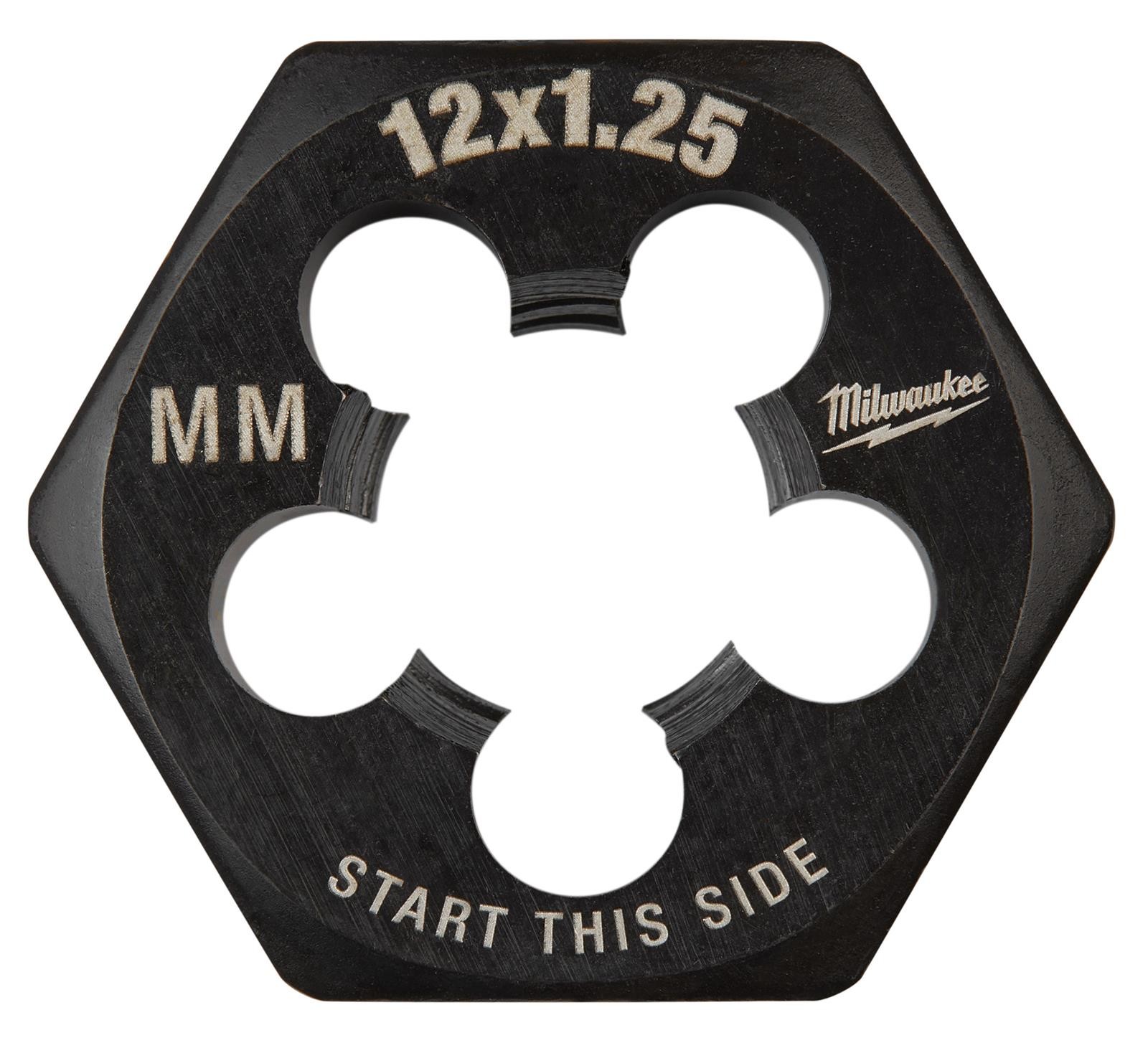 Milwaukee 49-57-5361 M12-1.25 mm 1-Inch Hex Threading Die