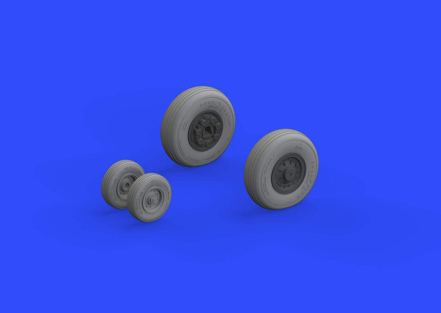 Eduard Brassin 648304 1:48 Grumman F-14A Tomcat early wheels with weighted tyre