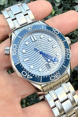 Omega Seamaster Diver 300M 210.30.42.20.06.001 Grey Silver Dial Box & Cards