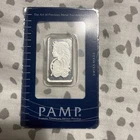 PAMP Suisse Half Ounce  Fine Silver 0.999 Bar  in a sealed protector high end