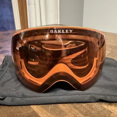 Oakley Flight Deck L Ski Goggles Prizm Jade Lens Matte White with Extra Lens