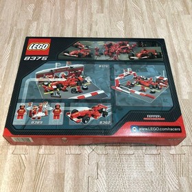 LEGO Racers 8375 Ferrari F1 Pit Set New Sealed Unopend Box Does Have Damege