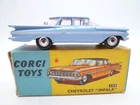 VINTAGE CORGI TOYS 220 CHEVROLET IMPALA IN ORIGINAL BOX 1960