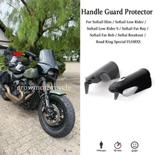 For Harley Softail Slim 2018-2021 Black Handlebar Handguard Protection Accessory