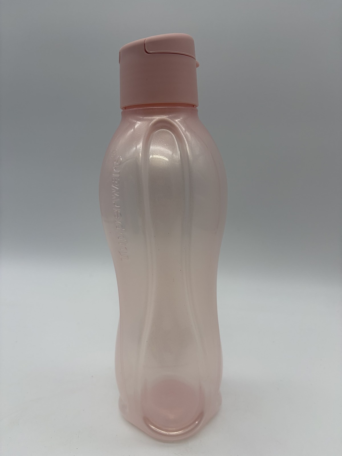 Tupperware Eco Bottle 750ml Pink Flip Top BPA Free Reusable Water Bottle