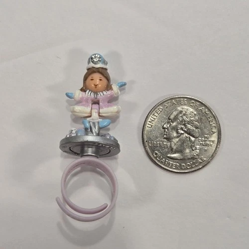 Vintage 1992 Blue Bird Polly Pocket Princess Anna's Diamond Ring