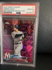 2018 Aaron Judge Topps Chrome #1 Pink Refractor PSA 10 Gem Mint